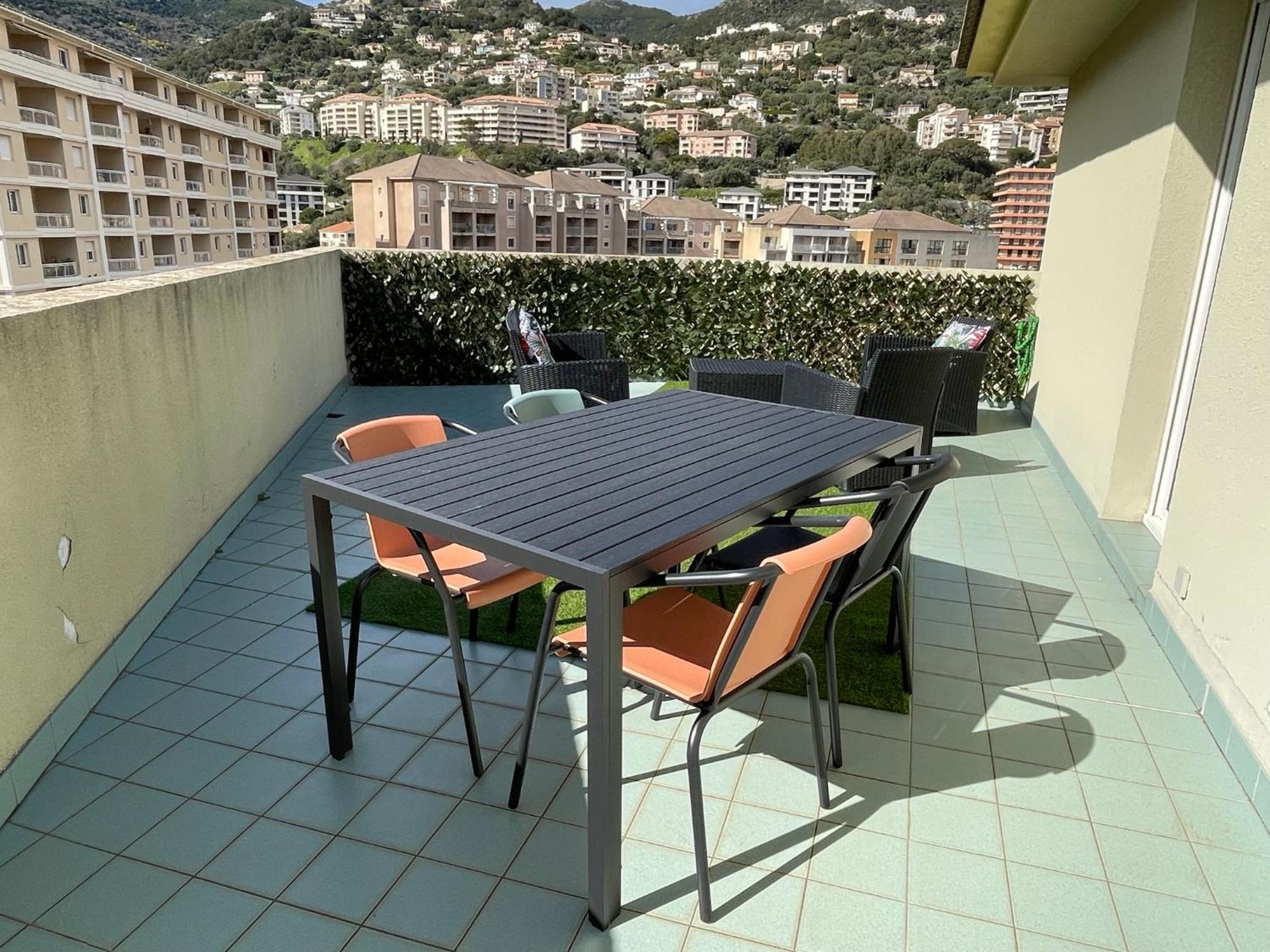 Grand T2 Proche Centre Ville, Vue Mer Et Montagne Μπαστιά Εξωτερικό φωτογραφία